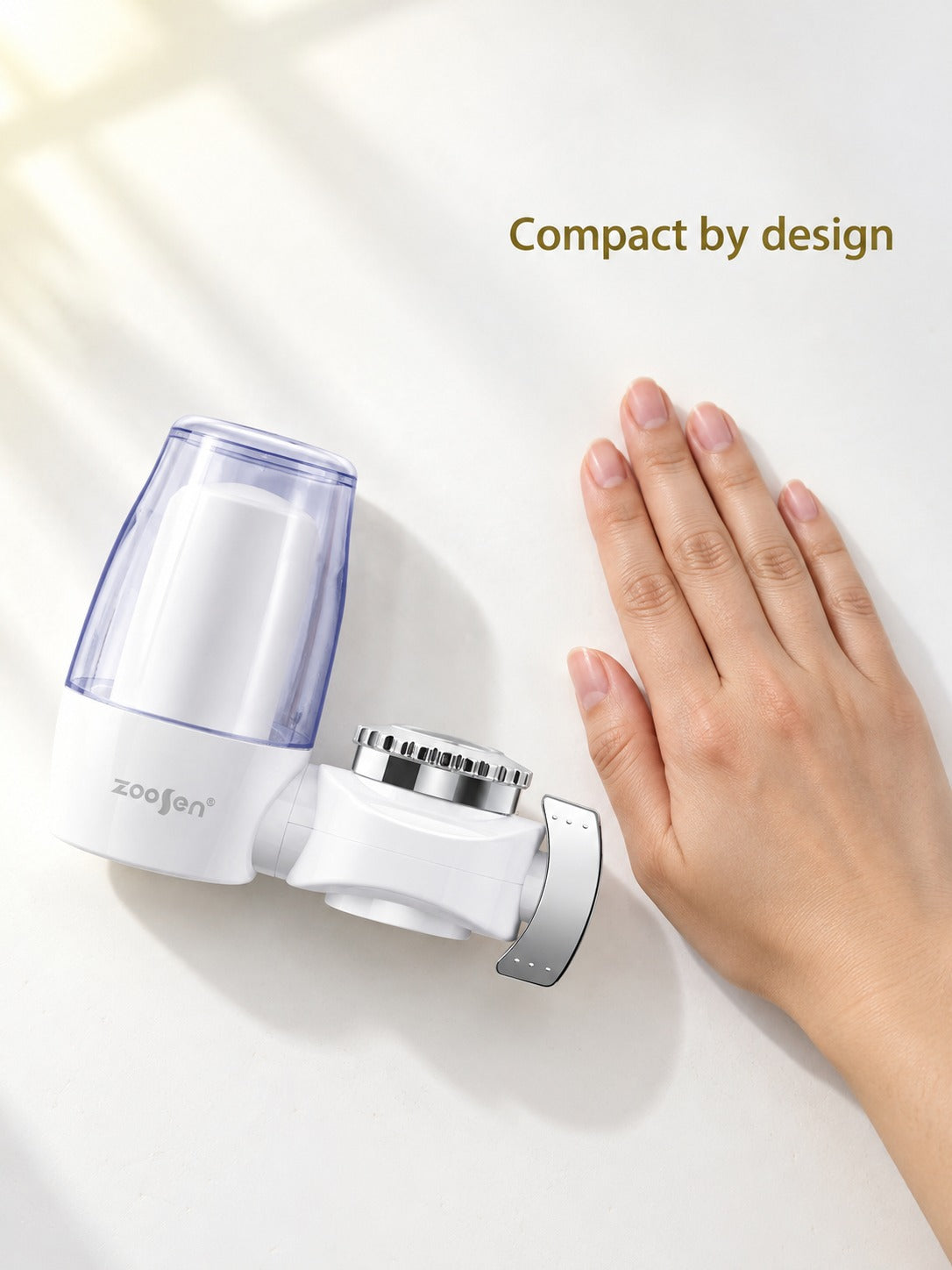 Faucet Water Filter with 0.1-Micron Ceramic Filtration