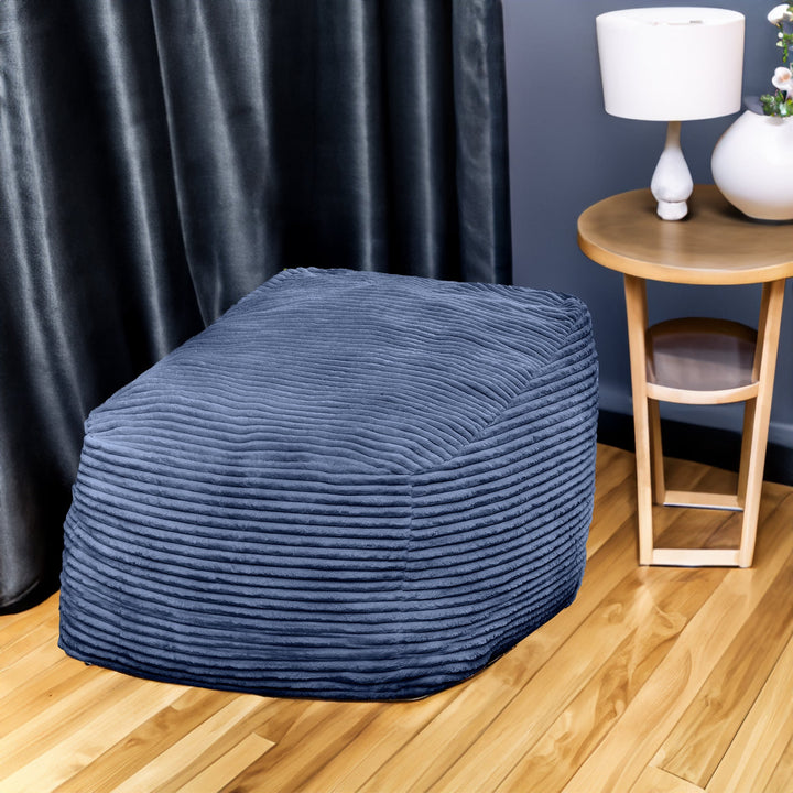Faux Fur Bean Bag Chair Lounger for Cozy Floor Seating