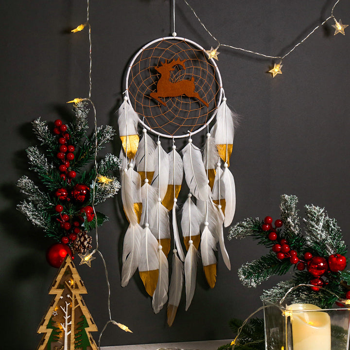Fawn Dream Catcher Wall Decor for Cozy Woodland Rooms