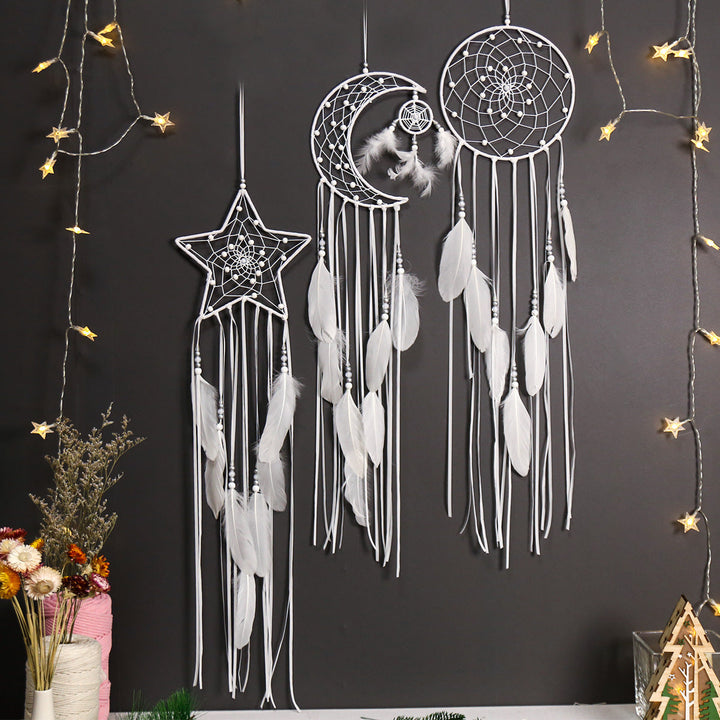 Bohemian Dream Catcher Wall Decor for Serene Rooms