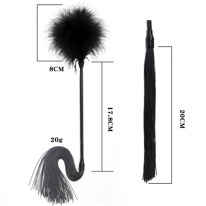 Feather Tease Wand for Playful Sensory Role-Play Fun