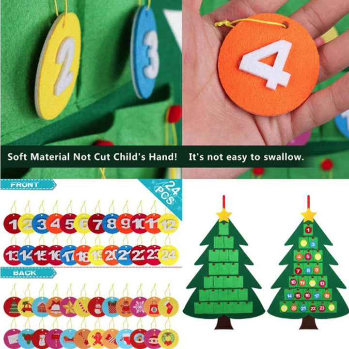 Felt Christmas Advent Calendar for Kids & Family Fun