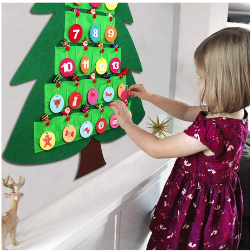 Felt Christmas Advent Calendar for Kids & Family Fun