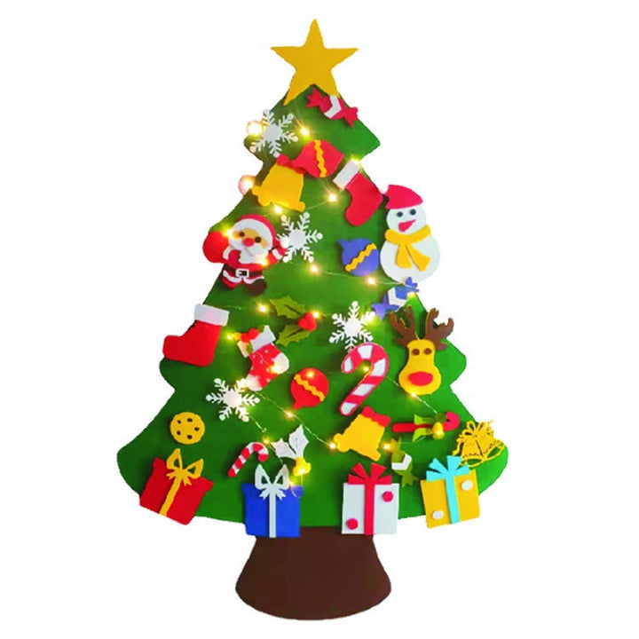 Felt Christmas Tree Wall Decor for Kids, DIY Holiday Fun