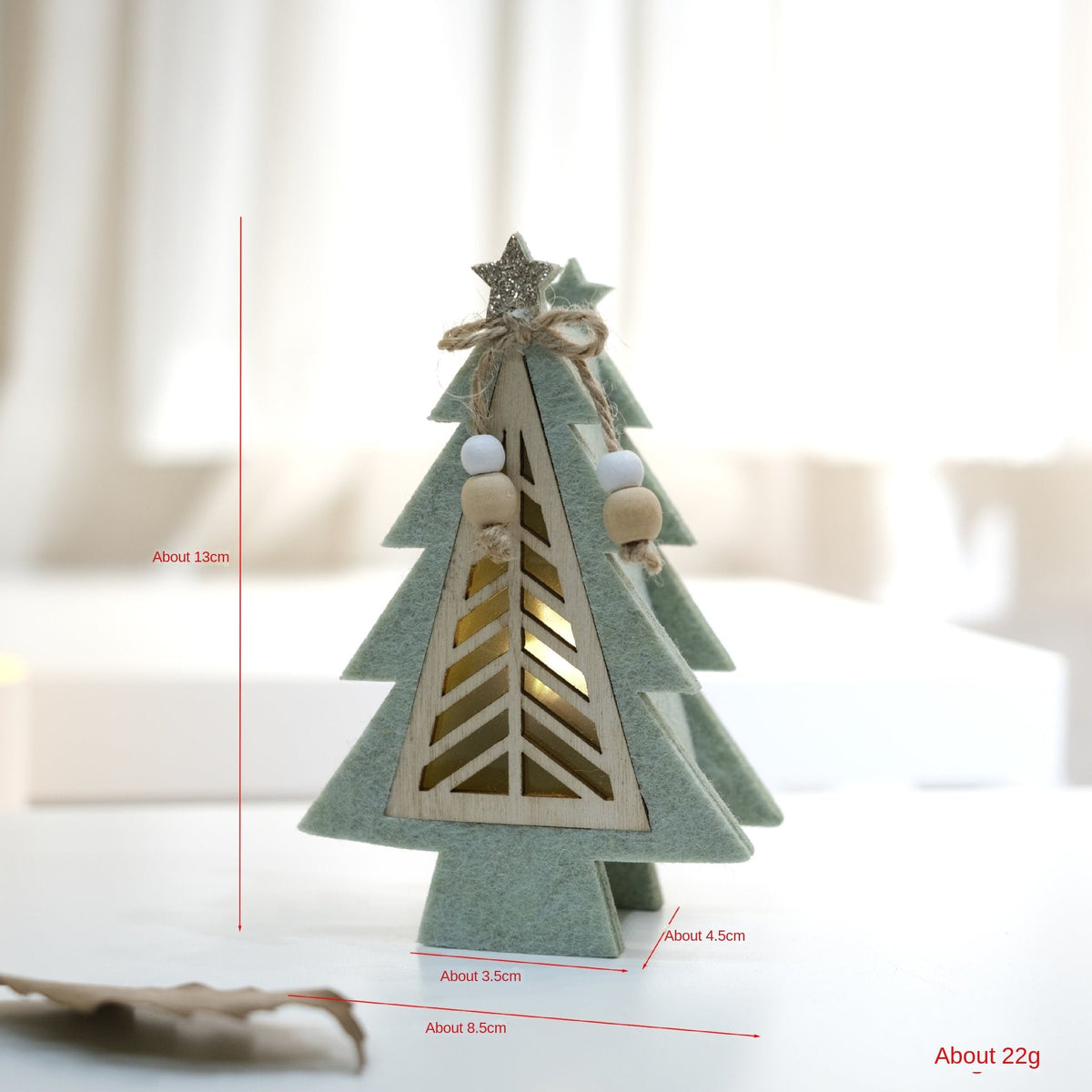 Light-Up Christmas Village Tabletop Decor for Small Spaces