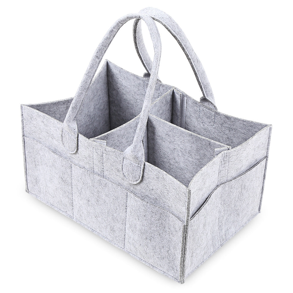Felt Diaper Tote Organizer for Easy Nursery Storage