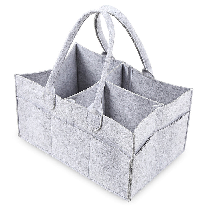 Felt Diaper Tote Organizer for Easy Nursery Storage