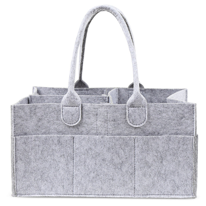 Felt Diaper Tote Organizer for Easy Nursery Storage