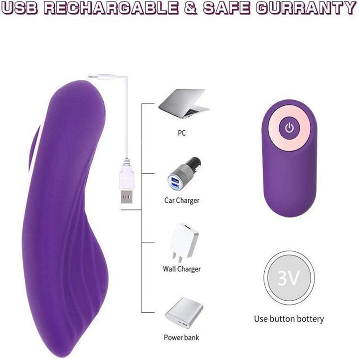 Wearable Panty Vibrator for Discreet, Hands-Free Play