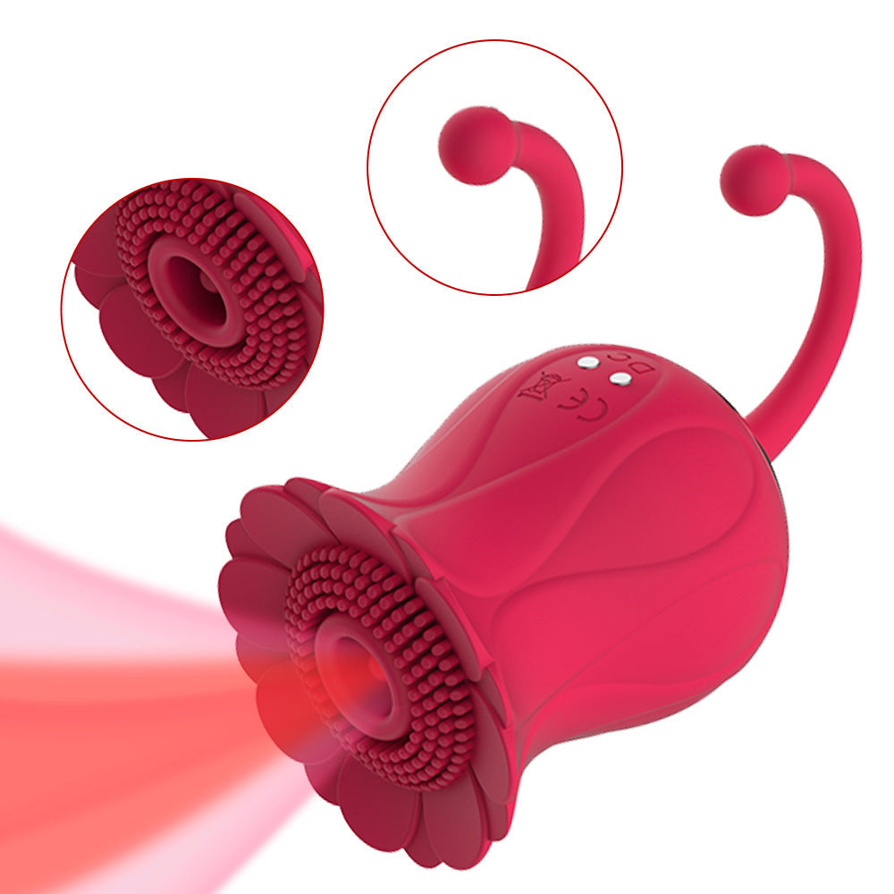 Sunflower Sucker Vibrator With 10 Custom Suction Modes