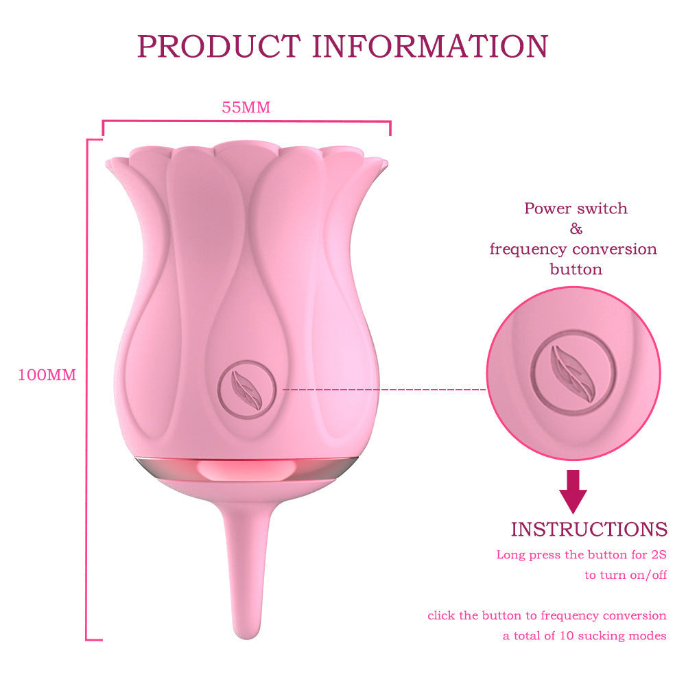 Sunflower Sucker Vibrator With 10 Custom Suction Modes
