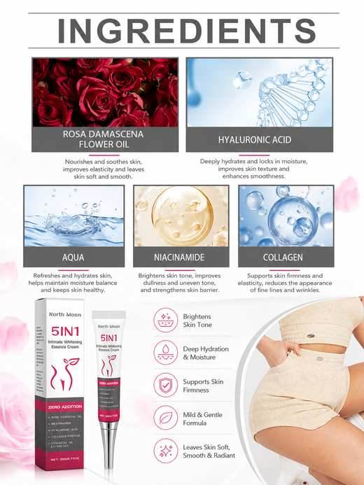 Intimate Whitening Cream — Deep Brightening & Long‑Lasting