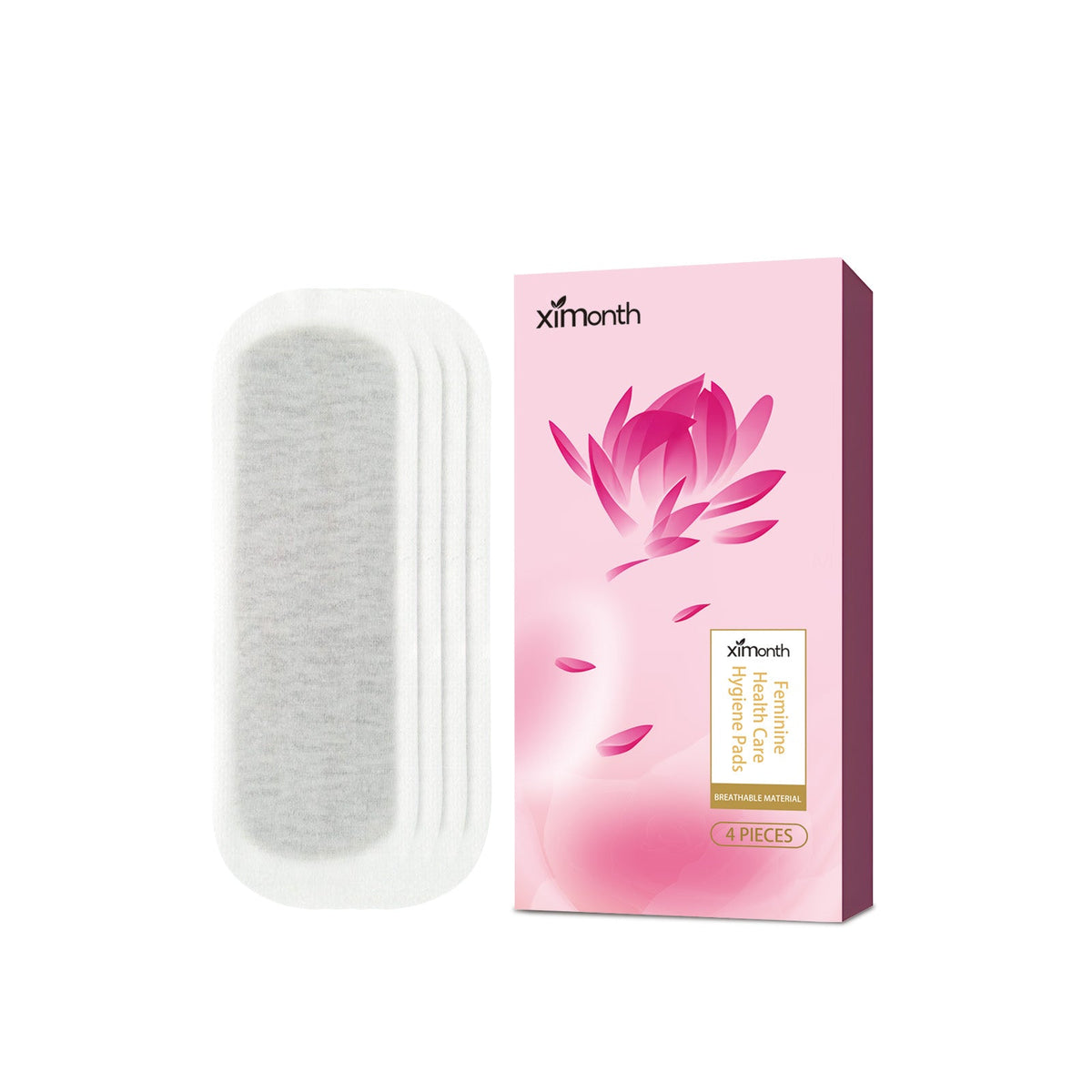 Thin Breathable Sanitary Pads with Botanical Extracts