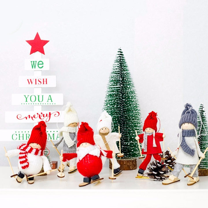 Angel Ski Ornament – Cozy Christmas Tree Decoration