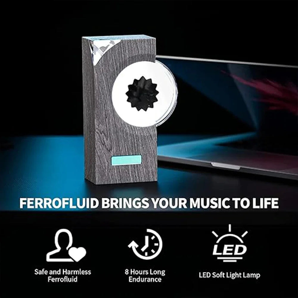 Ferrofluid Music Lamp: Magnetic Desk Light That Dances