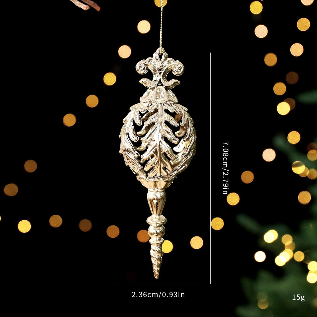 Gold Christmas Tree Ornaments for Elegant Holiday Decor