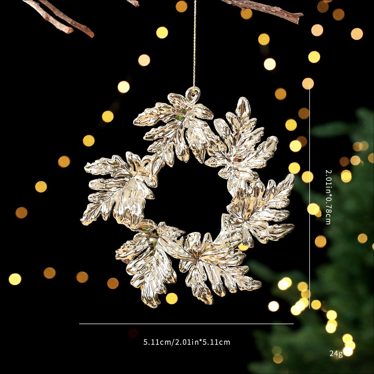 Gold Christmas Tree Ornaments for Elegant Holiday Decor