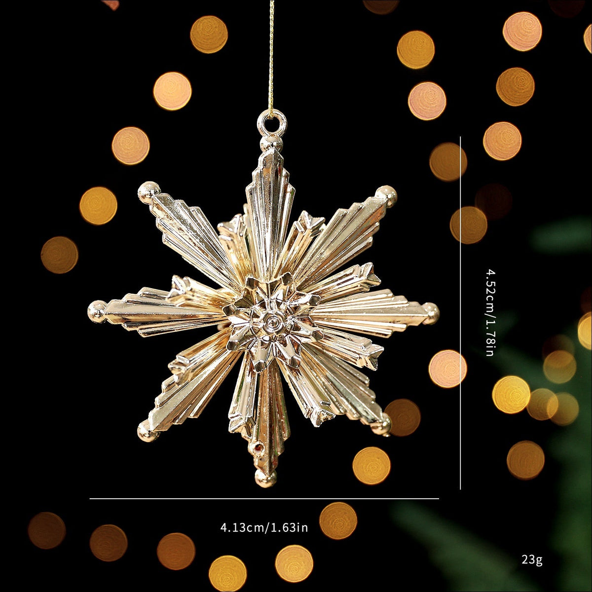 Gold Christmas Tree Ornaments for Elegant Holiday Decor