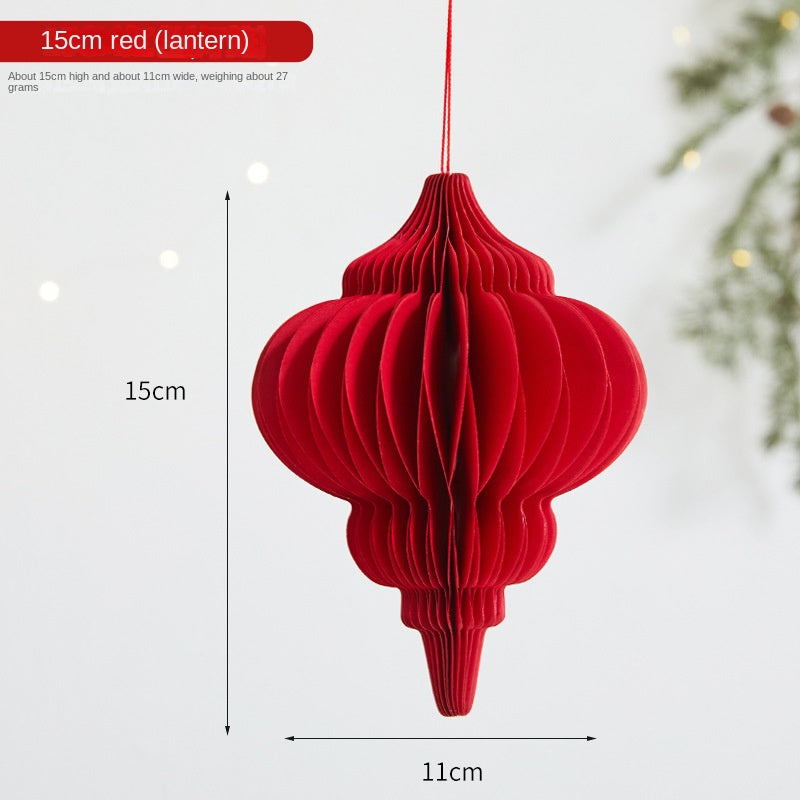 Honeycomb Lantern Decorations for New Year Atmosphere