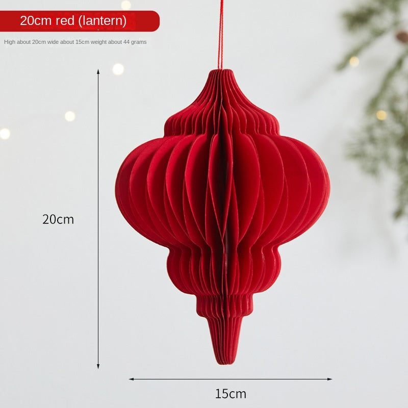 Honeycomb Lantern Decorations for New Year Atmosphere