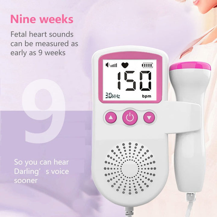Home Fetal Doppler Monitor for Heartbeat Reassurance