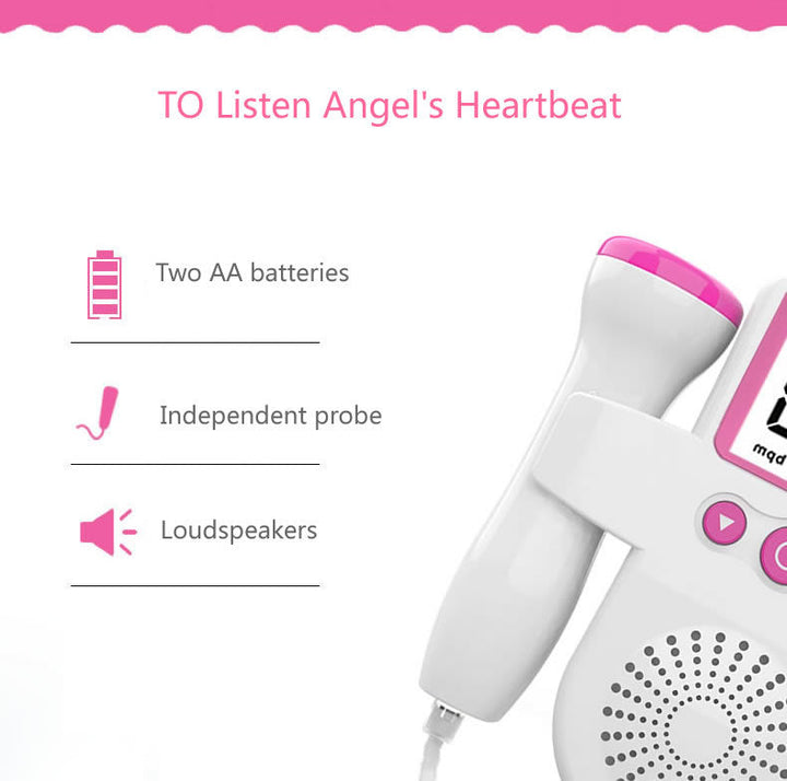 Home Fetal Doppler Monitor for Heartbeat Reassurance