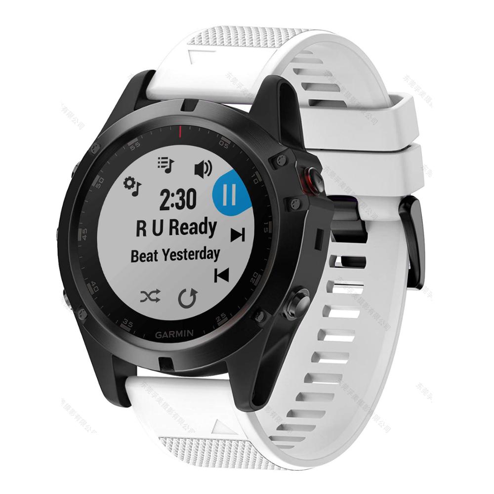Garmin Fenix Silicone Watch Strap, Quick-Release Band