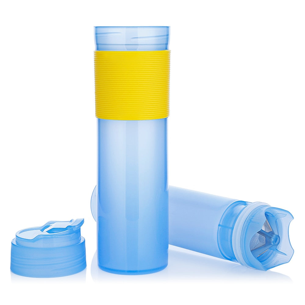 Portable French Press Travel Mug: 300ml Leak-Proof