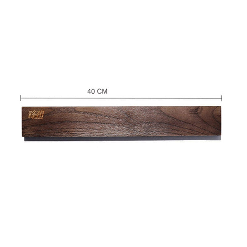 Magnetic Knife Strip Handmade Acacia Wood Wall Holder