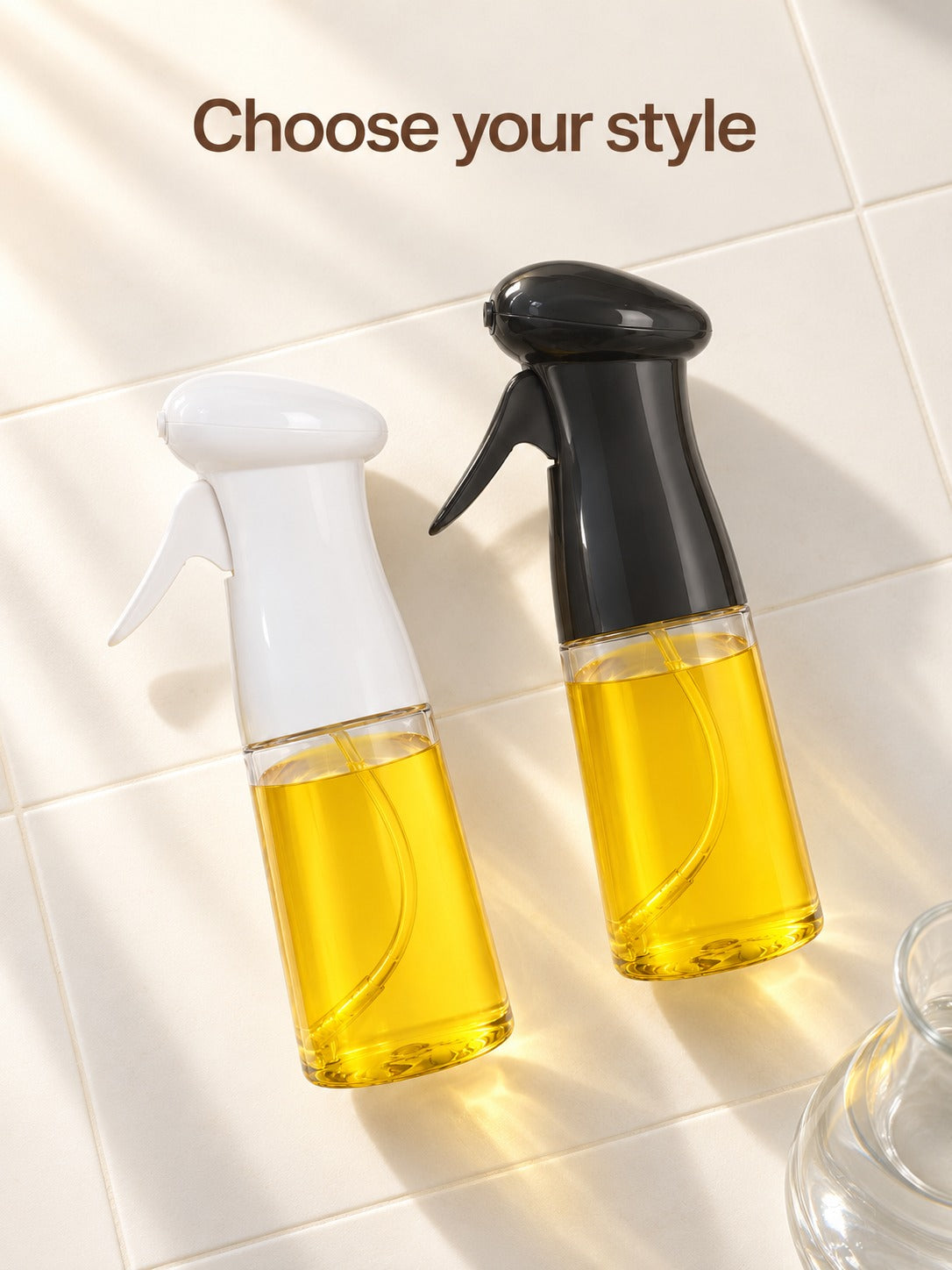 Fine Mist Oil Sprayer Bottle for Grilling and Salads