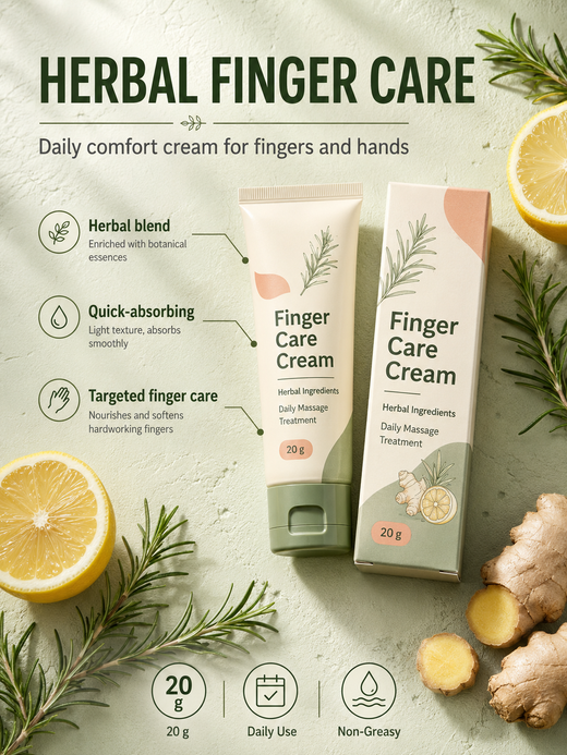 Finger Numbness Cream — Herbal Circulation & Relief (2 Tubes)