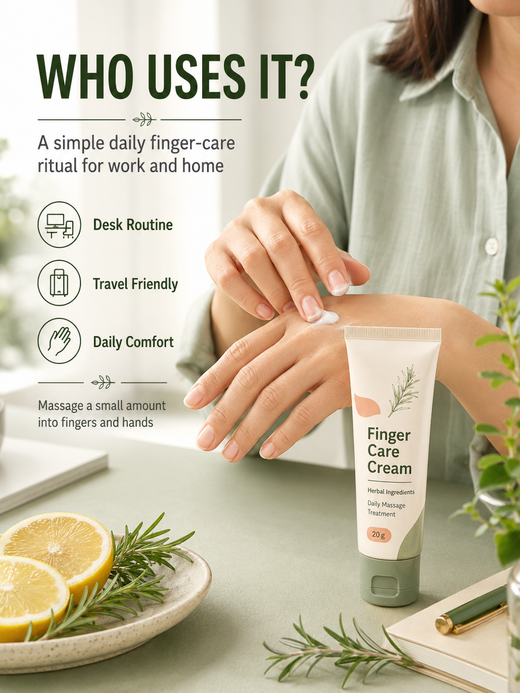 Finger Numbness Cream — Herbal Circulation & Relief (2 Tubes)