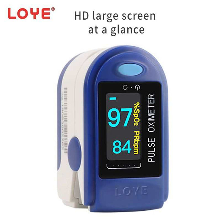 Fingertip Pulse Oximeter with Large Color OLED Display
