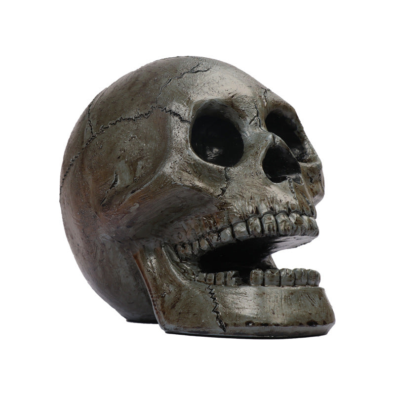 Fire Skull Ornament for Dramatic Halloween Displays