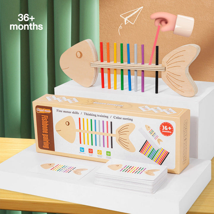 Montessori Color Sorting Toy for Fine Motor Play