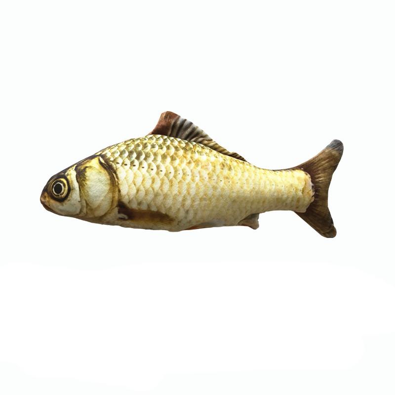 Realistic Fish Catnip Toy for Cats: Bat, Kick, Chew