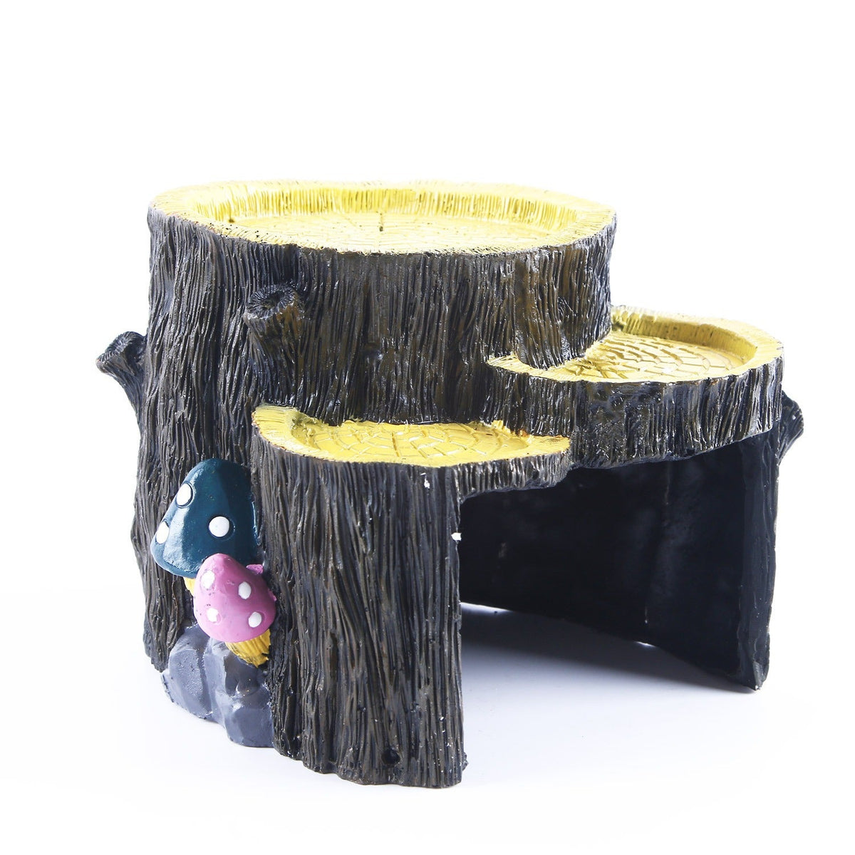 Aquarium Skull Ornament for Whimsical Woodland Tanks