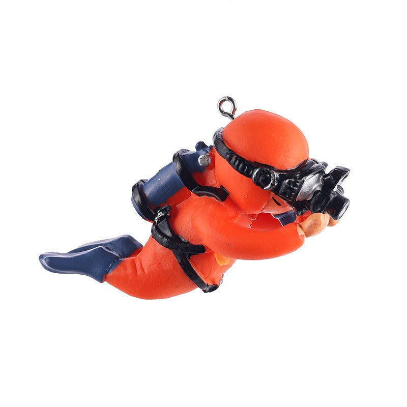 Aquarium Diver Decoration for Playful Underwater Scenes