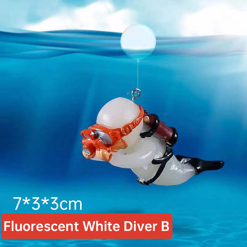 Aquarium Diver Decoration for Playful Underwater Scenes