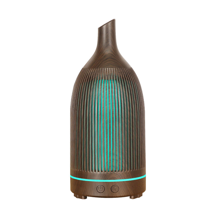 Wood Grain Aroma Diffuser with Remote and LED Light