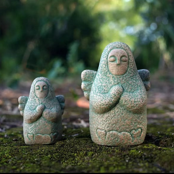 Ceramic Aquarium Ornament | Serene Sea Goddess Decor