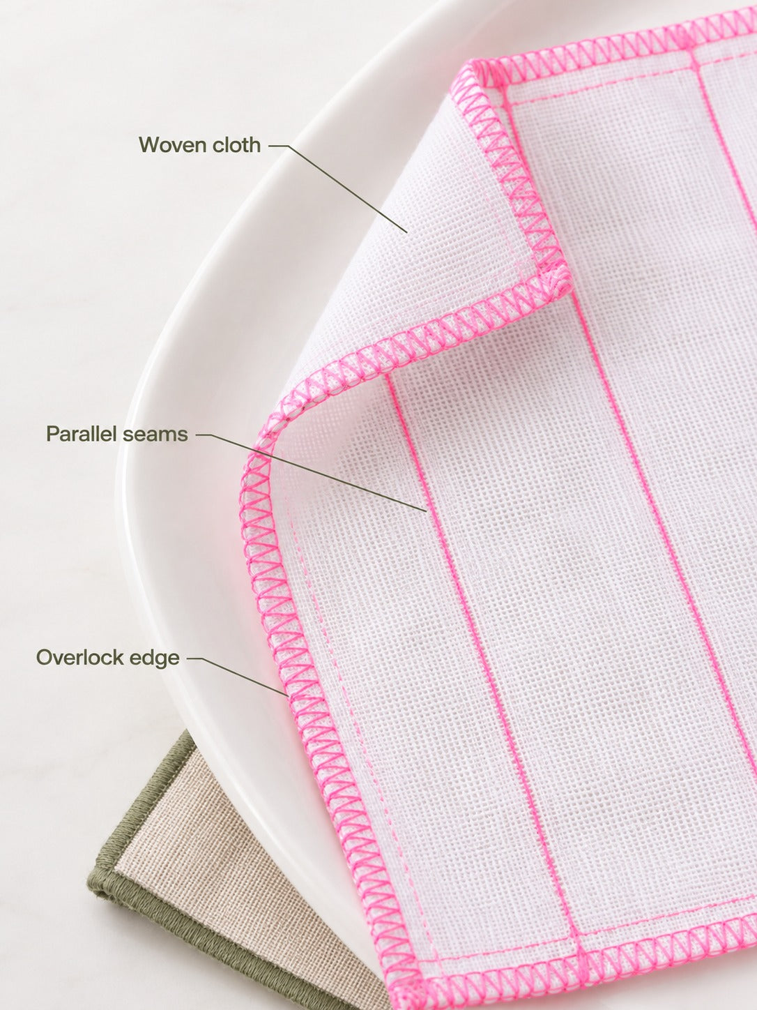 Multi-Layer Wood Fiber Dish Cloth That Won't Scratch Pans