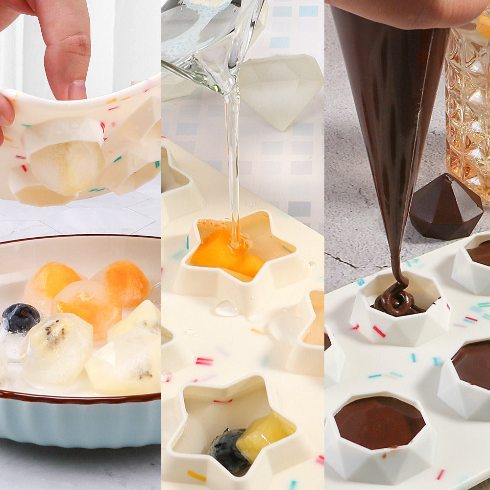 Star Ice Cube Mold: Silicone Tray for Fun Cocktails