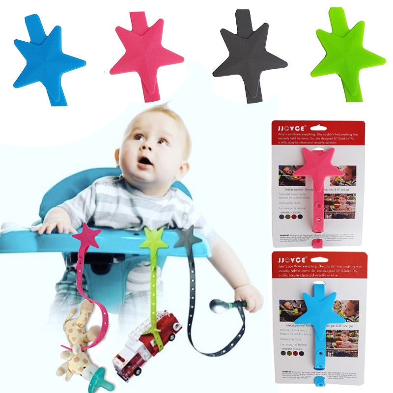 Baby Pacifier Clip & Toy Tether Keeps Items Close