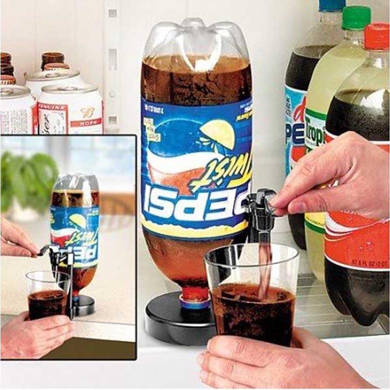 Soda Dispenser for 2 Liter Bottles, Pour Without Tipping