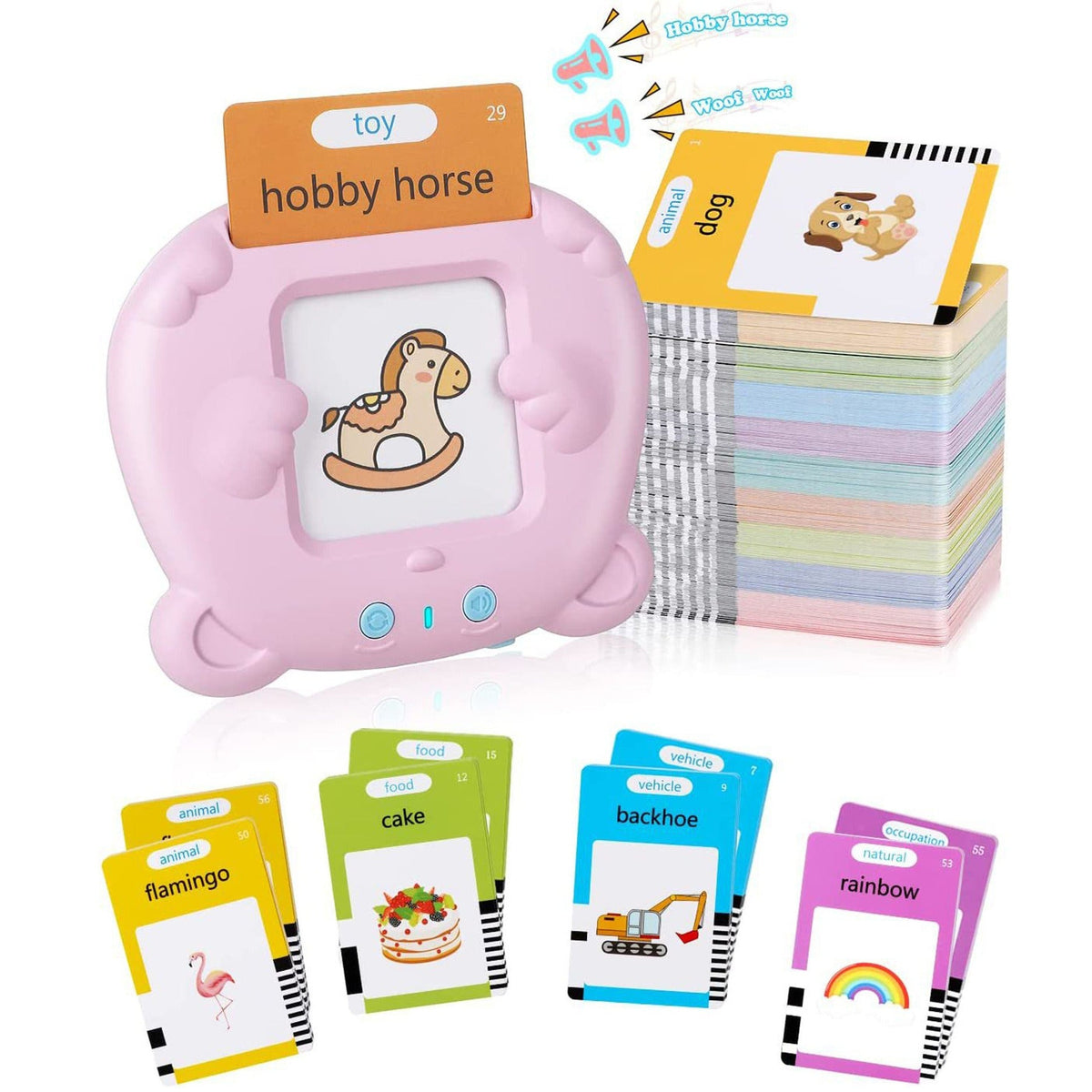 Interactive Flash Card Machine for Screen-Free Learning