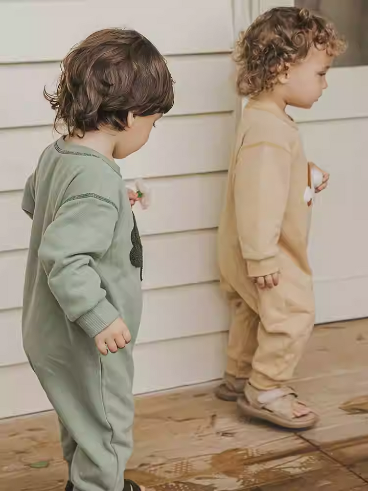 Fleece Baby Jumpsuit for Warm, Easy Outdoor Dressing