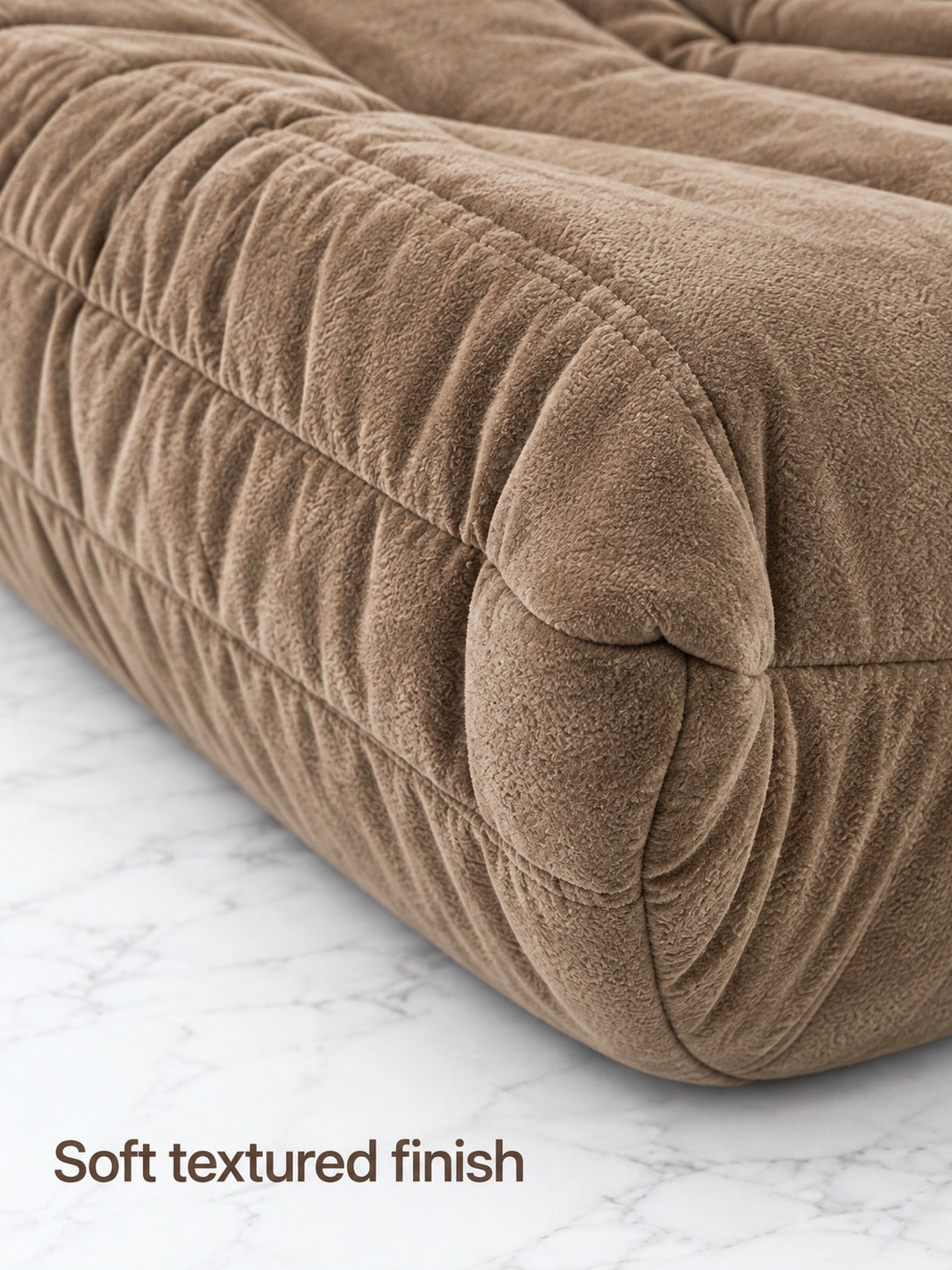 Floor Lounger Bean Bag Chair with Memory Foam Comfort