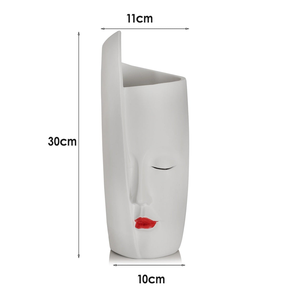 Sculptural Face Vase for Modern Artistic Foyer Decor
