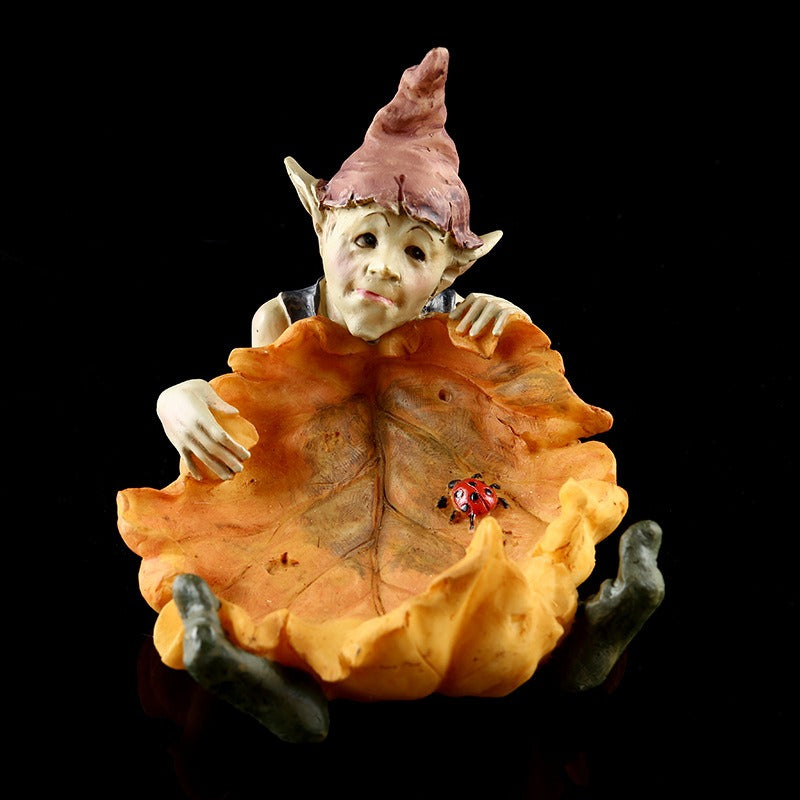 Flower Demon Ashtray: Whimsical Fantasy Table Decor